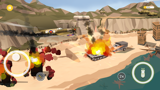Screenshot Ace bomber WW2 Warplanes games