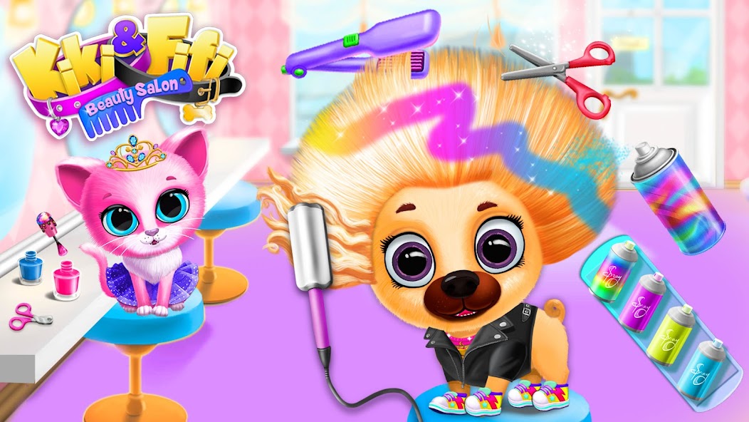 Kiki & Fifi Pet Beauty Salon 5.0.40068 APK + Mod (Unlimited money) إلى عن على ذكري المظهر