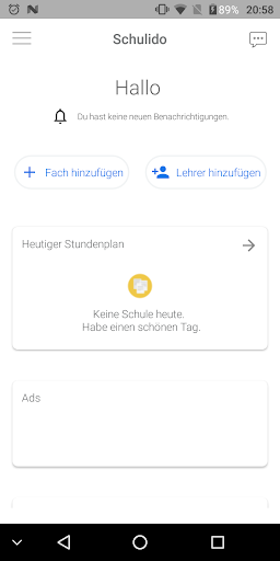 Android application Stundenplan Schulplaner screenshort