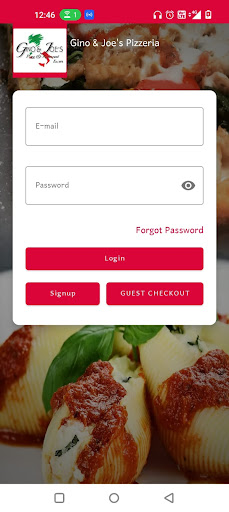 Android application Gino & Joe's Pizzeria screenshort