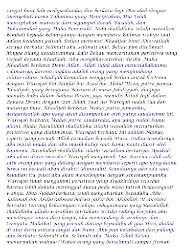 Terjemah Hadist Shohih Bukhori