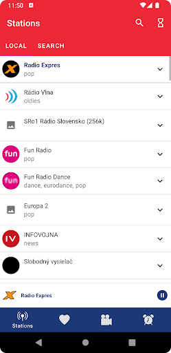 Android application Radio Slovakia :Stream FM Live screenshort