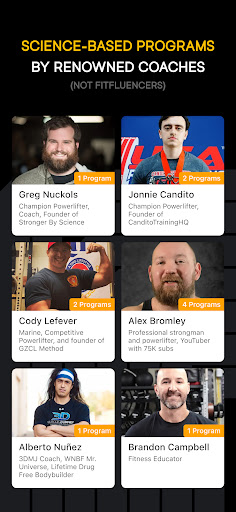 Boostcamp: Gym Workout Planner Screenshot 1 - AppWisp.com