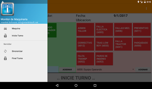 Informes Maquinaria Screen 2
