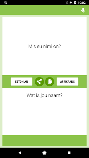 Android application Estonian-Afrikaans Translator screenshort