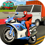 Super Spider Bike Flash Speed Traffic Racing Hero icon