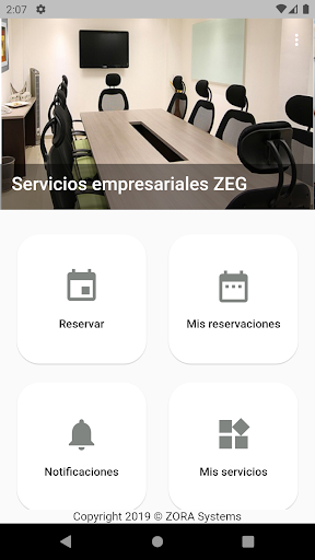 Servicios empresariales ZEG Screen 2