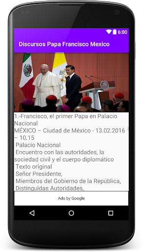 Discursos papa Mexico Screen 2