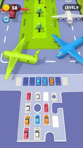 Plane Parking Jam: Match 3 Car