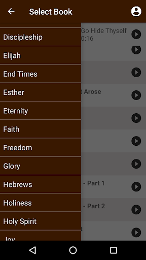 Android application Leonard Ravenhill Sermons screenshort