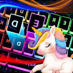 Unicorn Magical Keyboard Theme