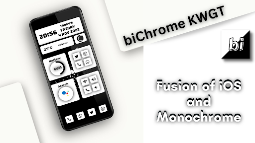 Android application biChrome KWGT screenshort