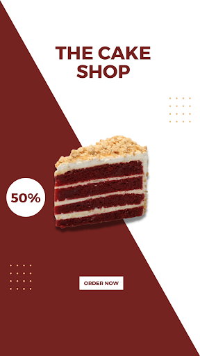 Android application The Cake Shop screenshort