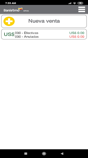Banistmo MPOS Screen 2