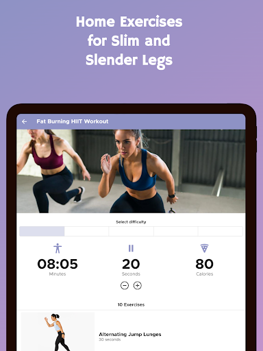 Screenshot of 30 Day Leg Challenge