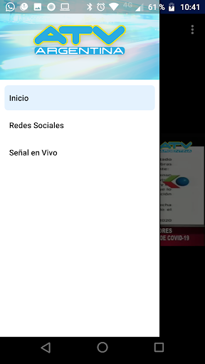 Android application ATV Argentina screenshort