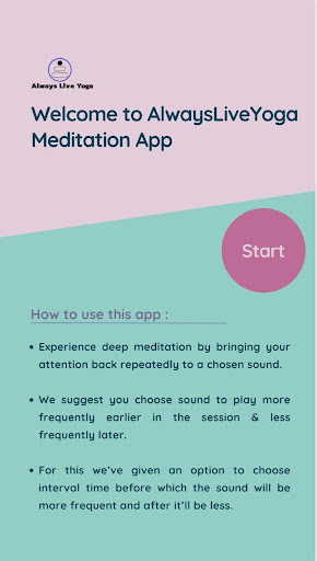 AlwaysLiveYoga Meditation App Screen 2