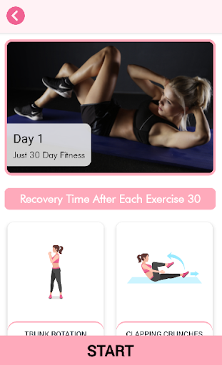WomenFit - Workout for Women Screen 3
