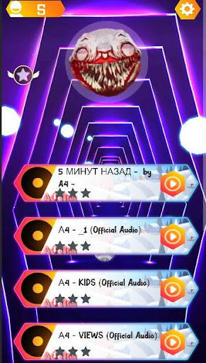 Choo Charles Hop Tiles Train