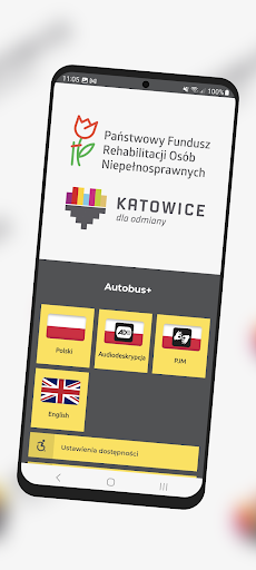 Android application Autobus+ screenshort