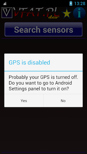Mobile Sensor Seeker Screen 2