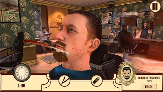 Barbearia cabeleireiro cabelo louco cortar jogo 3D - Baixar APK