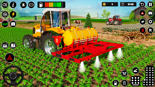 Farm Tractor Game Simulator 24