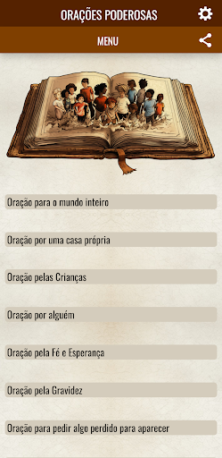 Visualização do aplicativo