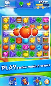 Fruits Garden - Match 3 Game