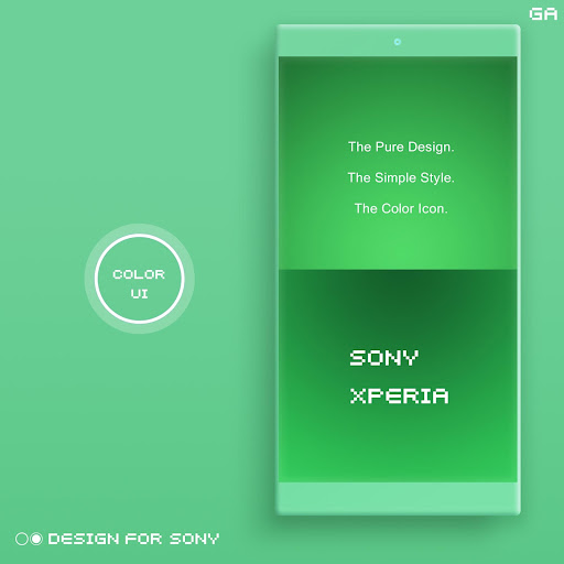 COLOR™ XPERIA Theme | GREEN Screen 2