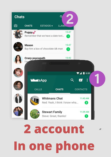 multiple account clone app Screen 2