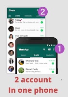 screenshot of multiple account clone app