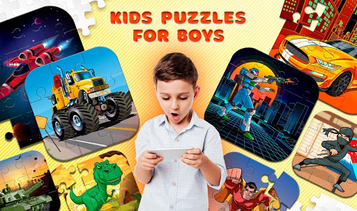 Android application Kids Puzzles for Boys screenshort