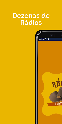 Android application Rádios Sertanejas do Brasil screenshort