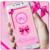 Pink Bow Theme icon