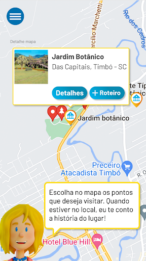 Android application Timbó Turismo RA screenshort