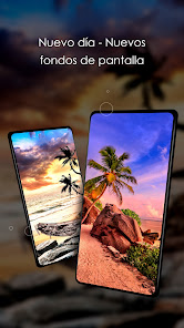 Captura de Pantalla 5 Fondos de pantalla con playas android