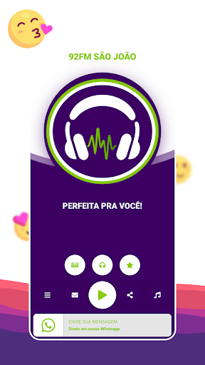 Android application 92FM São João screenshort