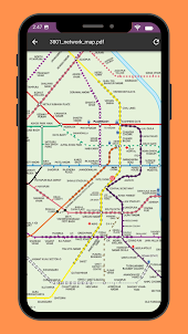 Mapa del metro de Delhi (dmrc)