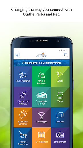 Android application Olathe Active App screenshort