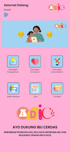 ADIC (Ayo Dukung Ibu Cerdas) Screen 2