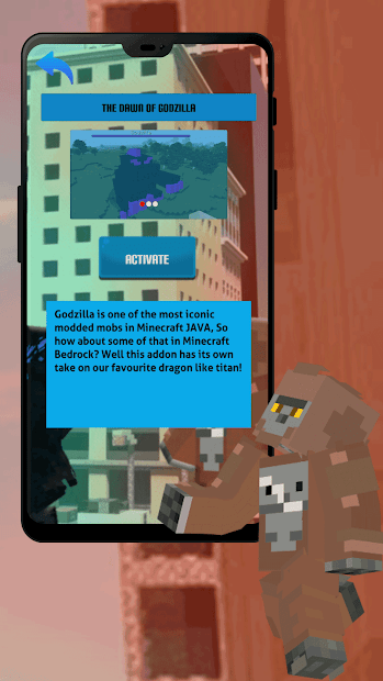 Screenshot 7 MCPE Godzilla vs Kong Addon android