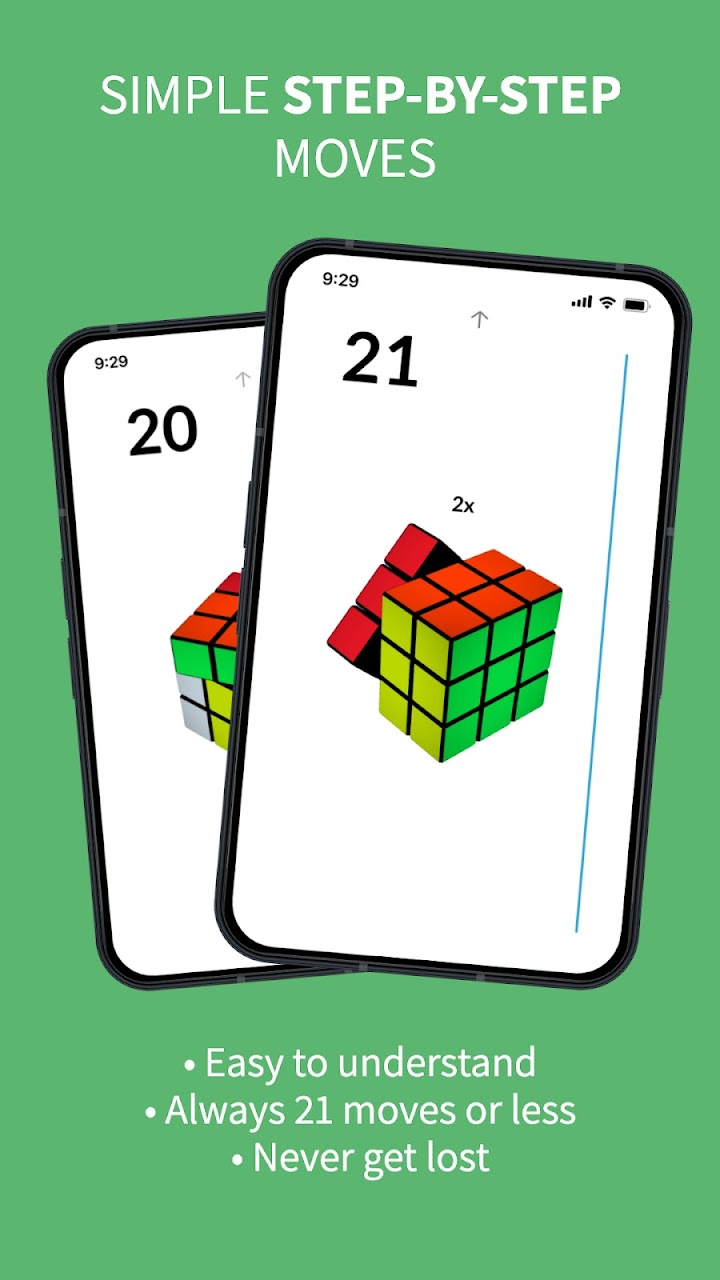 Hack 21Moves | Cube Solver Puzzle