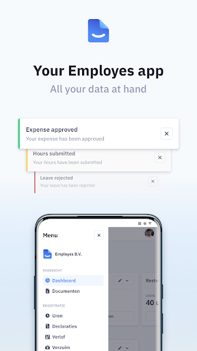 Android application Employes screenshort