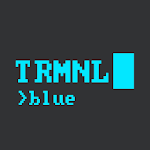 Cover Image of Tải xuống Terminal Blue - CRT Theme  APK
