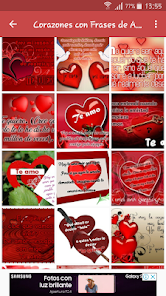 Screenshot 1 Corazones con Frases de Amor android