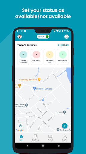 Pibry Driver+ - Delivery, Jobs Screen 2