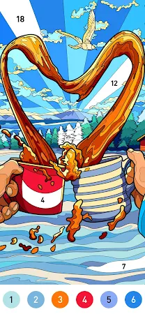 Game screenshot Heart Love Color By Number mod apk