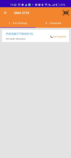 Android application XDE Driver App screenshort