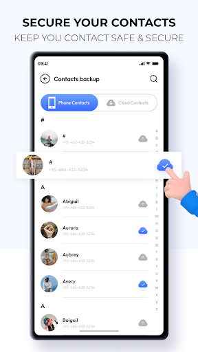Contacts Backup and Restore Screen 2